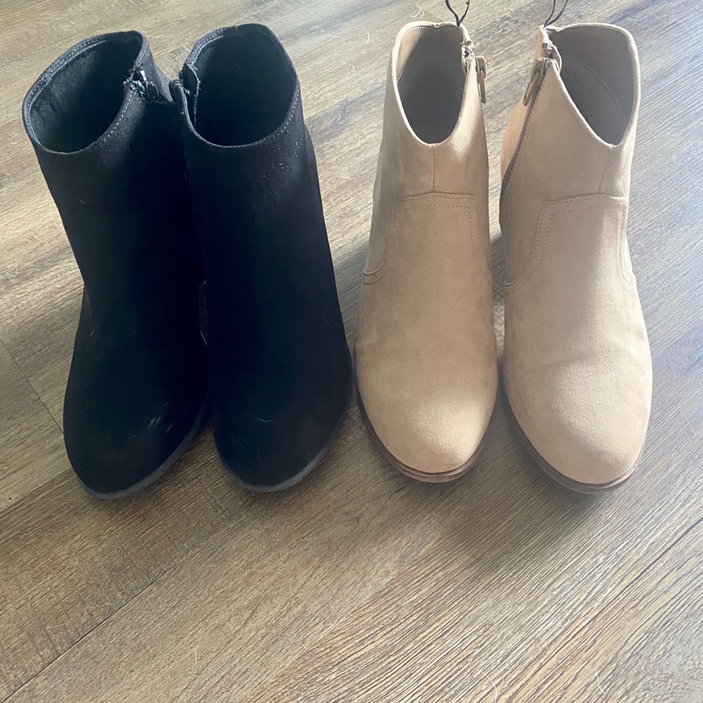 Faux Suede Booties